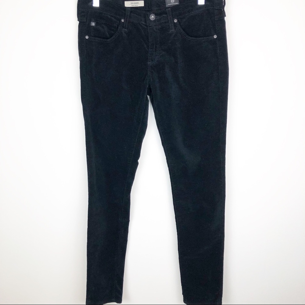 AG - The Legging “Super Skinny” velvet feel pants